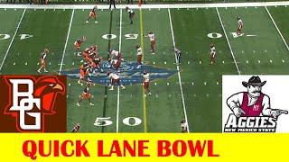 New Mexico State vs Bowling Green Football Game Highlights, 2022 Quick Lane Bowl