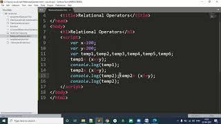 Relational and Logical and Concatenation Operators | JavaScript Tutorial part 7 | JavaScript