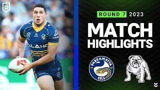 NRL 2023 | Eels v Bulldogs | Match Highlights