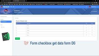 Laravel 8 create form checkbox table foreach DB