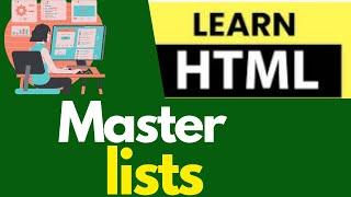 HTML Tutorial for Beginners:HTML Crash Course[2022] -Master HTML Ordered and Unordered lists