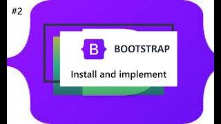 How to install and implement Bootstrap in Urdu/Hindi