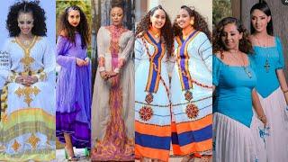 habesha kemis new style new fashion ethiopian cultural dress new traditional