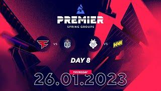 BLAST Premier Spring Groups 2023, Day 8: FaZe vs OG, G2 vs NAVI