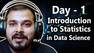 Live Day 1- Introduction To statistics In Data Science