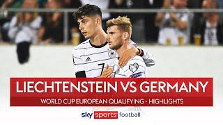 Werner on target in German win! | Liechtenstein 0-2 Germany | World Cup Qualifiying Highlights