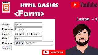 Learn How to make form in html |  html foam | Easy explanation  | html 5 (2022)