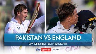 England's RECORD-BREAKING day! ???? | Pakistan vs England | Day One First Test Highlights