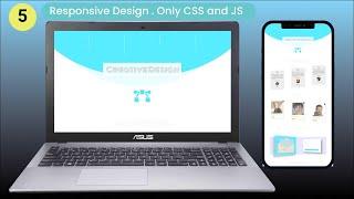 Creative Design with HTML and CSS|  part 5 | UI Design | l Learn with Ak