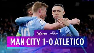 Man City v Atletico (1-0) | Foden sets up De Bruyne for City winner! | Champions League Highlights