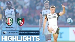 London Irish v Leicester HIGHLIGHTS | Tigers Look To Keep Winning Run! | Gallagher Premiership 21/22