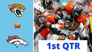 Jacksonville Jaguars vs. Denver Broncos Full Highlights 1st QTR | NFL Week 8, 2022