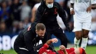 Harvey Elliott Horrible injury Liverpool vs Leeds United -12-9-2021