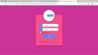 How to make awesome login page design with using bootstrap html css fully responsive design