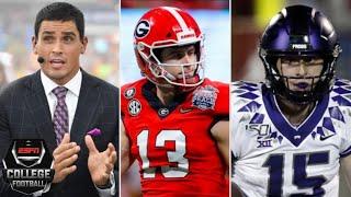 College Football Final | David Pollack BOLD PREDICTIONS  Georgia vs TCU in CFP National Championship