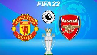 Manchester United vs Arsenal - Premier League 2022/23 Erik Ten Hag Squad - Full Gameplay