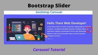 Carousel Slider Bootstrap 5 | Carousel tutorial | Webisite Slider