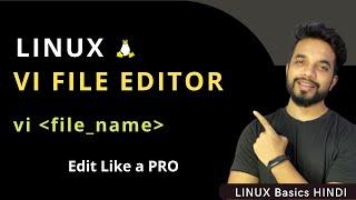 Learn How to use VI editor in Linux with examples in Hindi