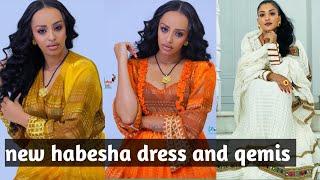 new habesha dress and qemis habesha dress /Ahmed handshake /ሃበሻ ቀሚስ