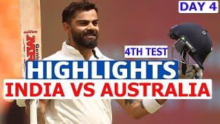 INDIA VS AUSTRALIA | 4TH TEST MATCH | DAY 4 | FULL MATCH HIGHLIGHTS 2023 | AUS VS IND