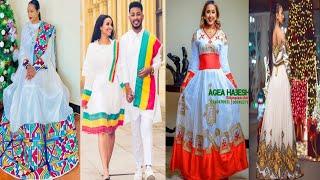 #habesha kemis #Ethiopian calcural Derss new stayl new #habesha traditional Clothes #new desing