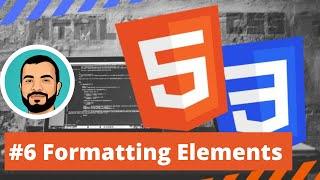 Formatting Elements in HTML #6|Types of Formatting Elements in HTML5 - HTML5 Tutorial