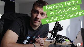 Memory game in Javascript | Tutorial | How To