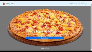 Village Pizza site  using Bootstrap 5 | Village88 Training