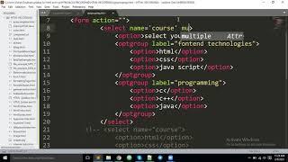 HTML List Box | Learn HTML part 59 | HTML Tutorial For Beginners | Web Using HTML