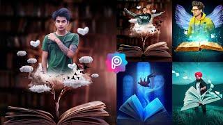 Creative Books Cloud???? Effect Photo Editing | PicsArt Editing Tutorial Books And Cloud @RT. WOrLD