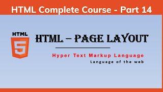 Introduction to HTML 5 web page layout - How it works - Learn HTML - Learn CSS  HTML tags