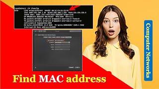 Find MAC address | How to Find MAC address | Linux| macOS | Windows