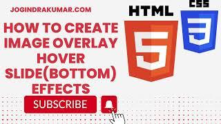 How to create image overlay hover slide effects(bottom) | Html & CSS #html #css #hover #effects